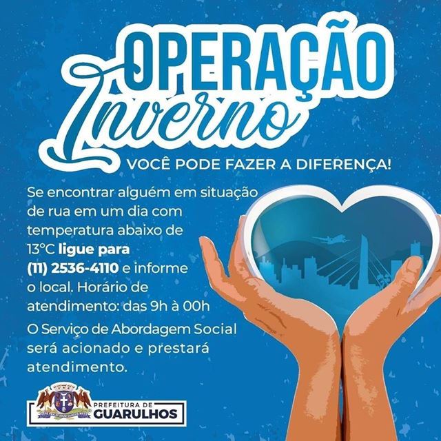 Prefeitura intensifica abordagem de pessoas em situação de rua devido à frente fria