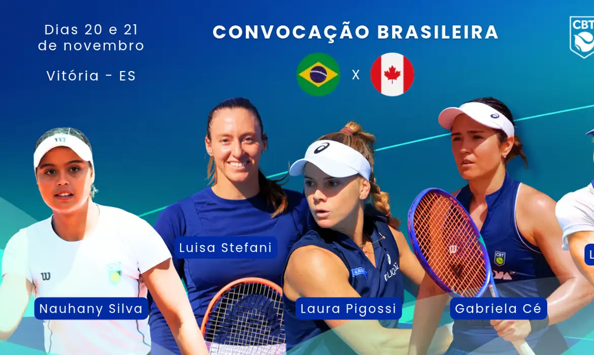 Seleção feminina de tênis é convocada para Billie Jean King Cup