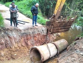 Prefeitura finaliza obras para troca de tubulação em via do Ponte Alta
