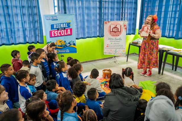 Bienal vai à Escola estreia na rede municipal com programação especial para a criançada