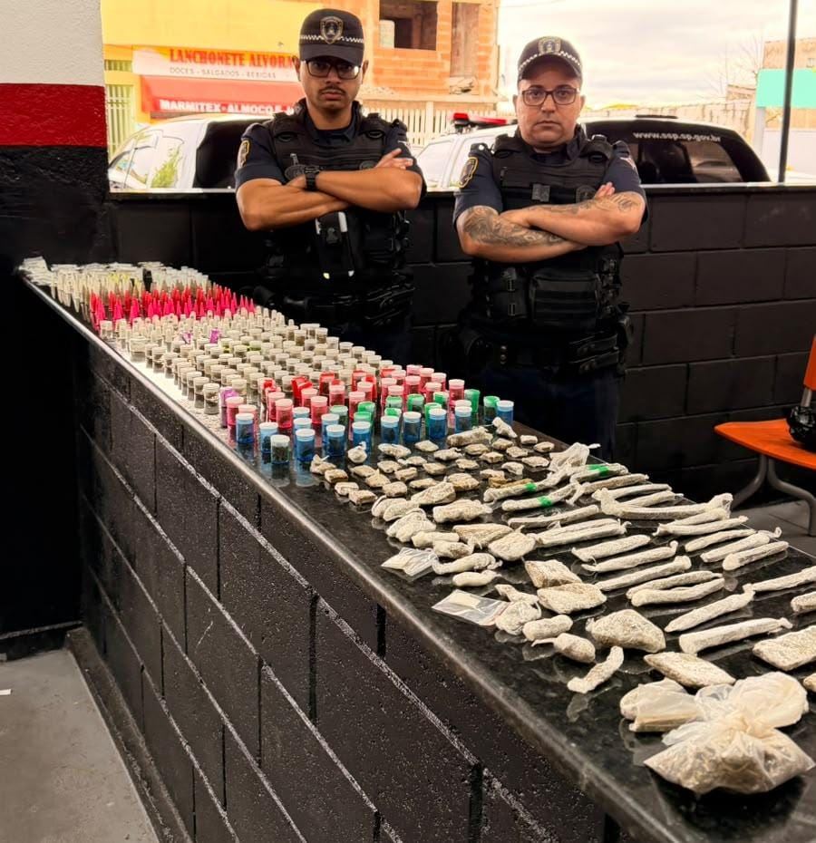 GCM prende homem por tráfico e apreende mais de 550 porções de drogas no Jardim Jacy