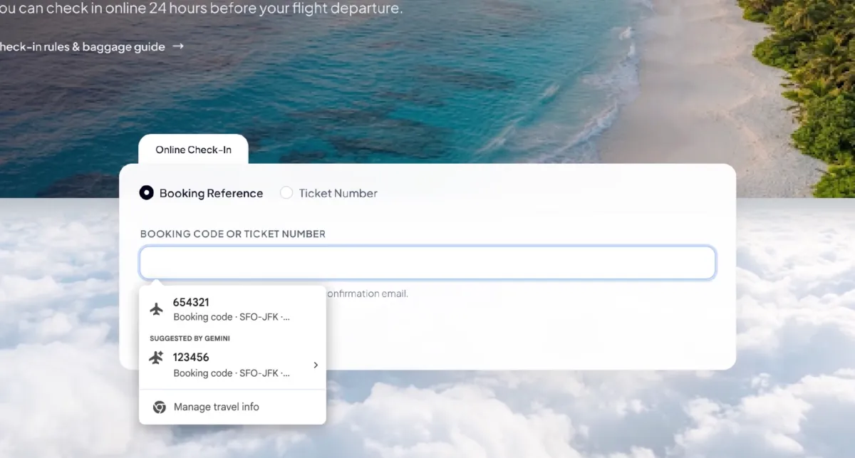 O Preenchimento Automático do Chrome impulsionado por IA agora pode vasculhar seu Gmail para preencher formulários