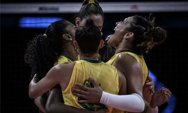 Liga das Nações: Brasil termina 1ª fase com vitória e enfrenta Japão