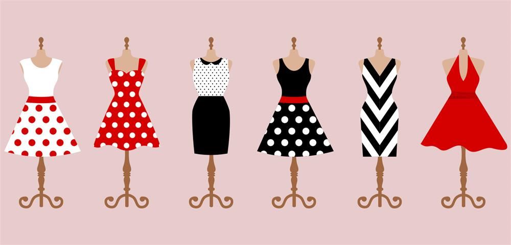 Evolução dos vestidos