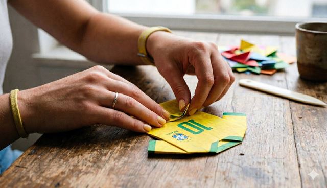 Bibliotecas de Guarulhos recebem oficina de origami inspirada na Copa do Mundo