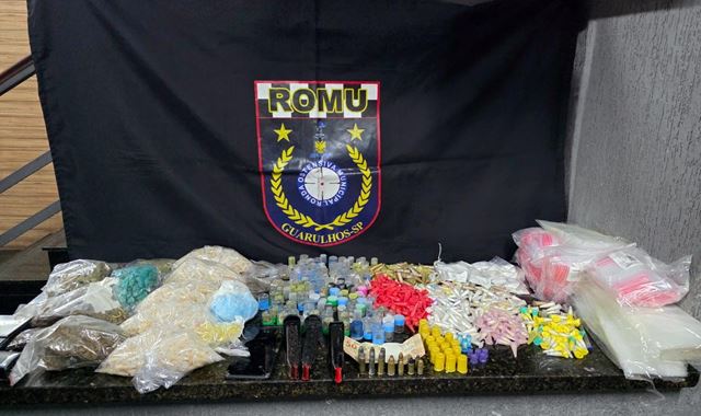 GCM captura quatro traficantes e apreende 4,5 kg de drogas