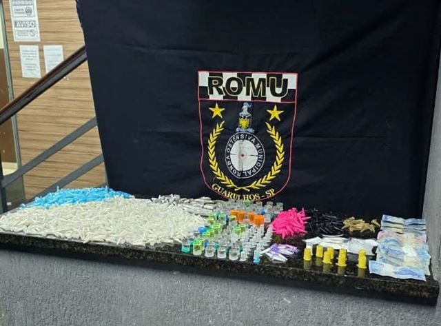 GCM de Guarulhos prende traficante e retira 5,5 kg de drogas das ruas