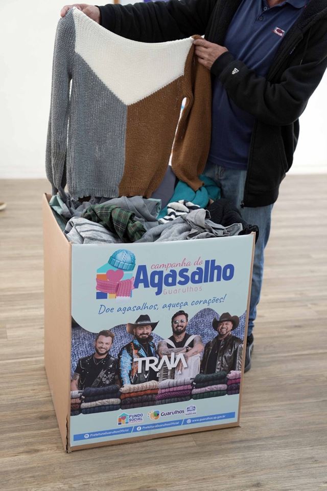 Comércio e empresas de Guarulhos podem ser pontos de doação da Campanha do Agasalho 2026