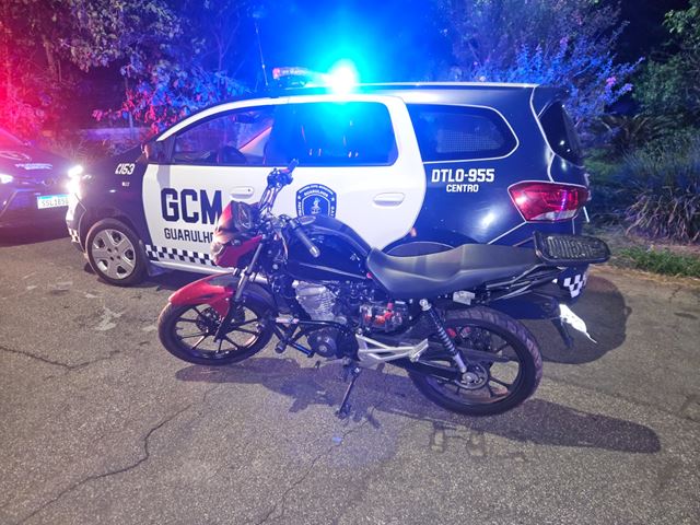 Guarda Civil Municipal prende criminoso por furto e recupera motocicleta em Guarulhos