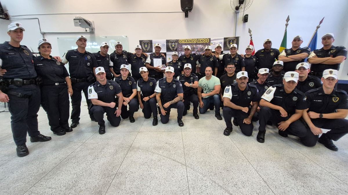 Guarulhos celebra 27 anos do grupamento de trânsito da GCM