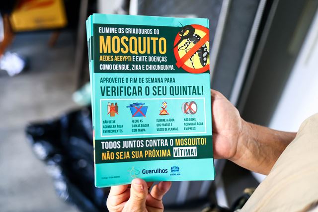Prefeitura mantém ações de rotina contra a dengue e orienta população a vistoriar o quintal no fim de semana