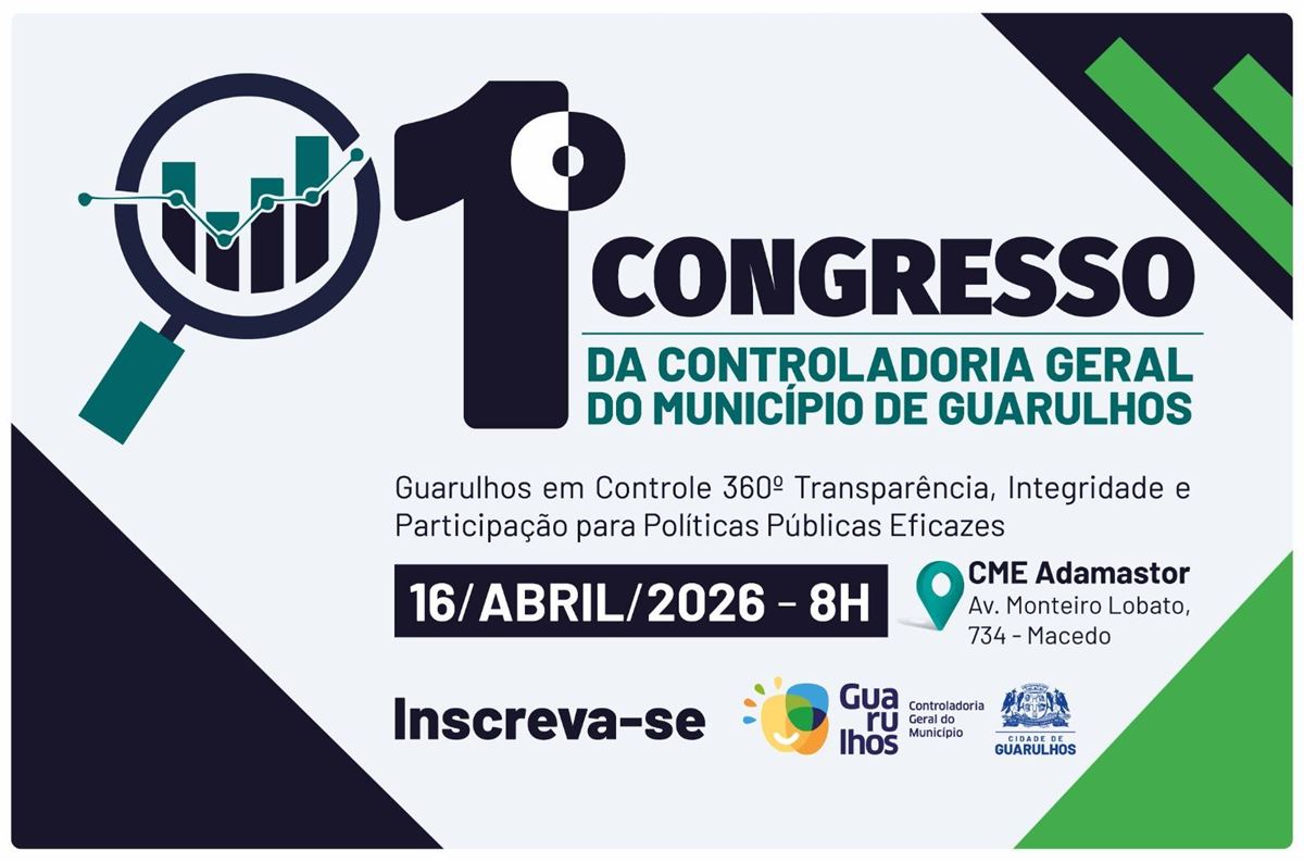 Adamastor recebe Congresso Guarulhos em Controle 360 na próxima quinta-feira