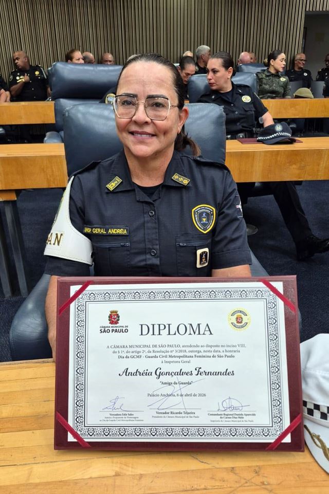 GCM de Guarulhos recebe homenagem da Câmara Municipal de São Paulo