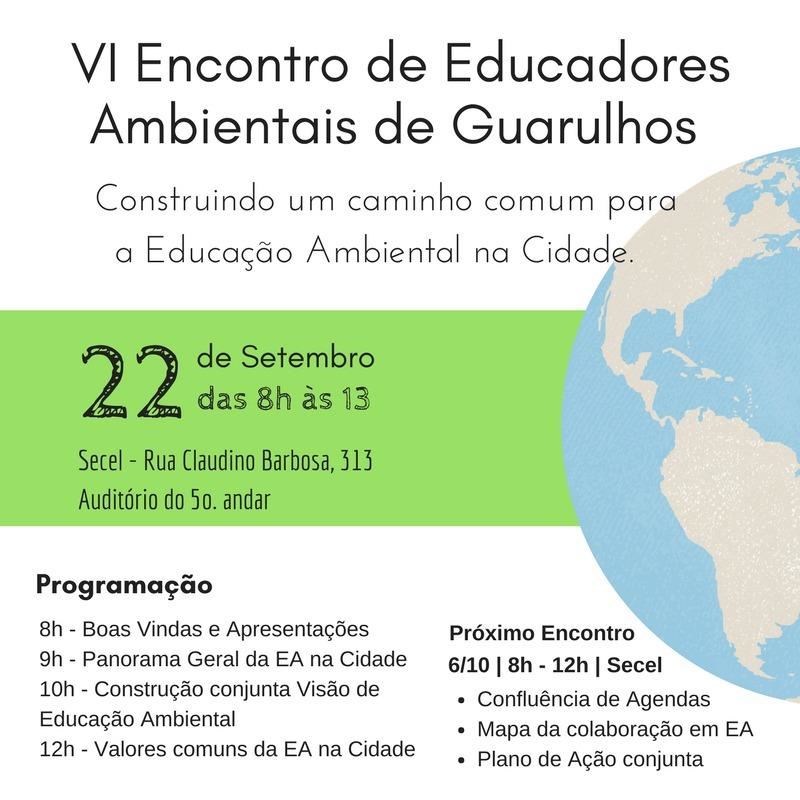Educadores ambientais discutem soluções sustentáveis para cidade