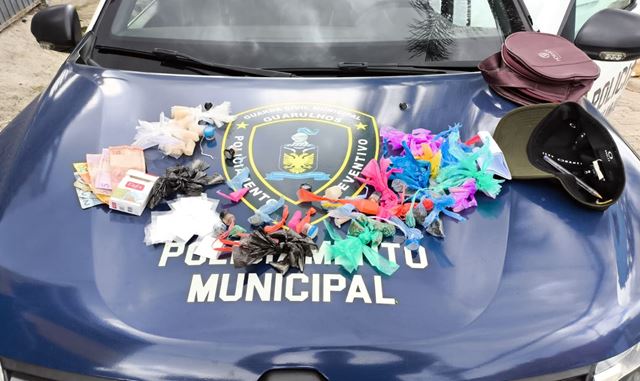 GCM de Guarulhos prende quatro traficantes e apreende 3,6 kg de entorpecentes