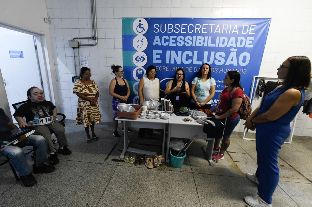 Assistidos pela Subsecretaria de Acessibilidade participam de Feira de Trocas Solidária