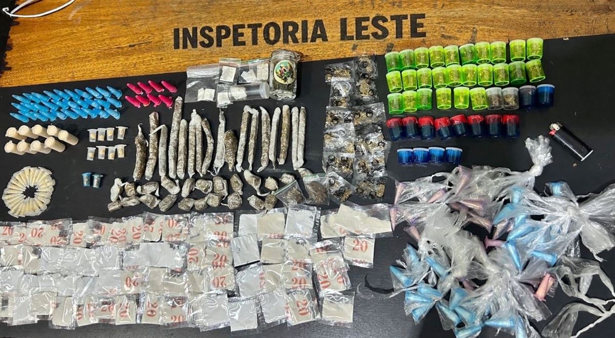 GCM prende quatro traficantes e apreende 1,6 kg de entorpecentes no fim de semana