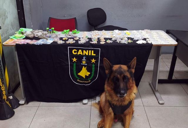 GCM de Guarulhos prende três traficantes e apreende 1,8 kg de drogas