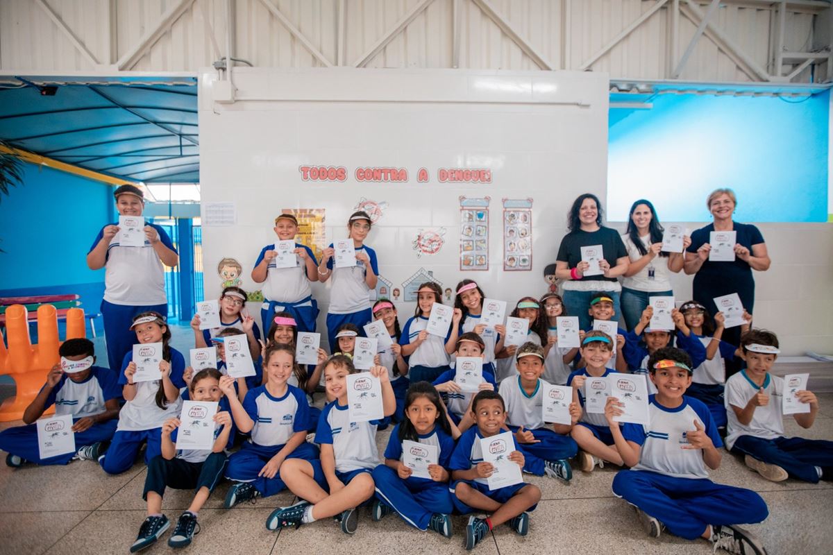 Ações de prevenção e combate à dengue mobilizam escolas municipais