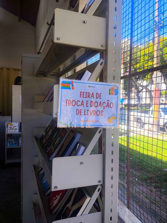 Biblioteca Orobó Mikail tem Feira de Troca de Livros para incentivar a leitura e o compartilhamento de histórias