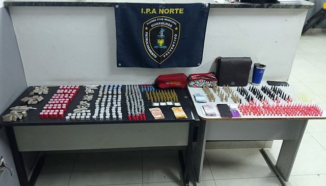 GCM de Guarulhos prende dois traficantes e apreende 2,5 kg de drogas no Gopoúva e Jardim Álamo