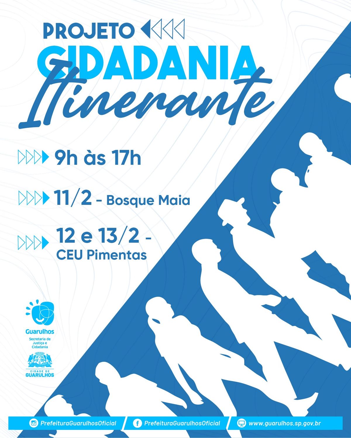 Projeto Cidadania Itinerante leva serviços públicos ao Bosque Maia e ao CEU Pimentas
