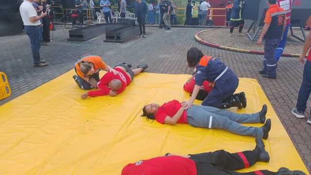 Defesa Civil participa de simulado de emergência aérea no Parque Residencial Bambi