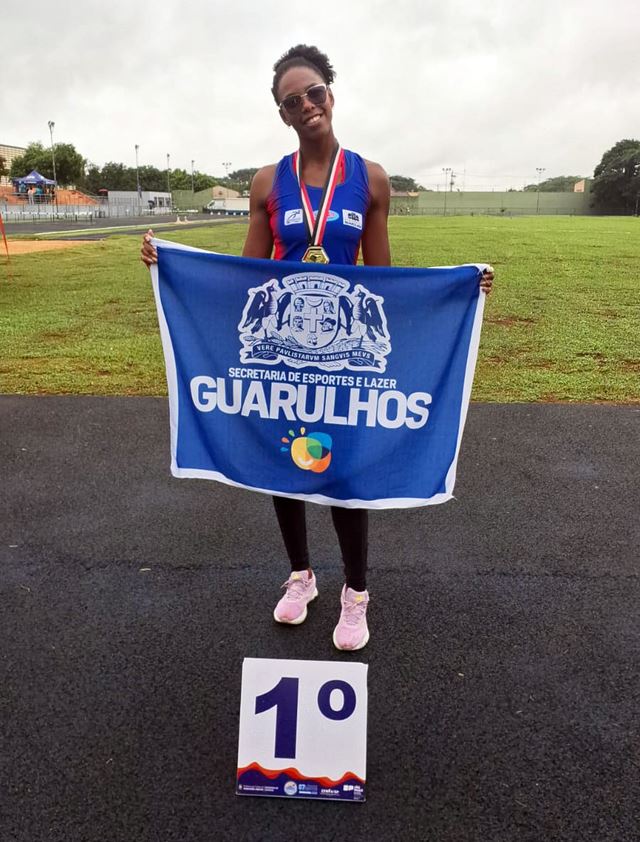 Guarulhos conquista medalha de ouro no atletismo nos Jogos Abertos