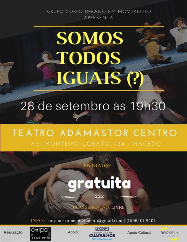 Teatro do Adamastor tem espetáculo de dança gratuito nesta quinta-feira