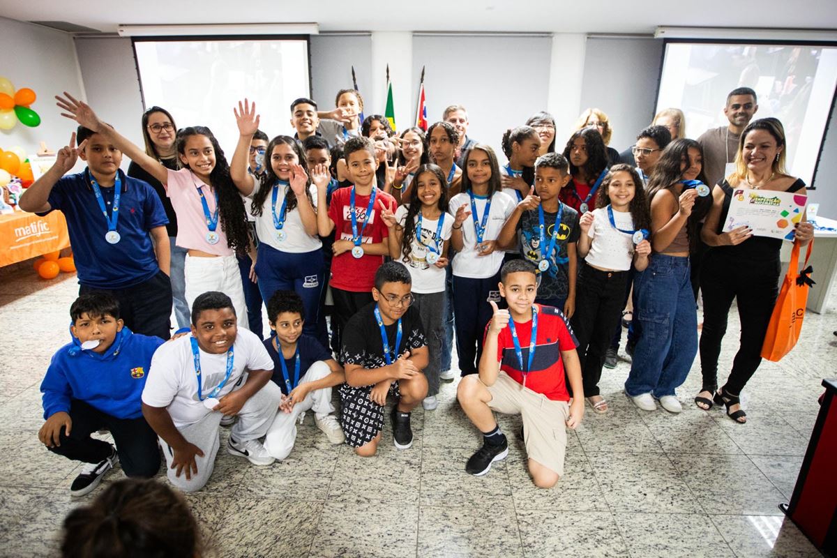 Escolas da Prefeitura de Guarulhos participam de premiação da expedição matemática Matific