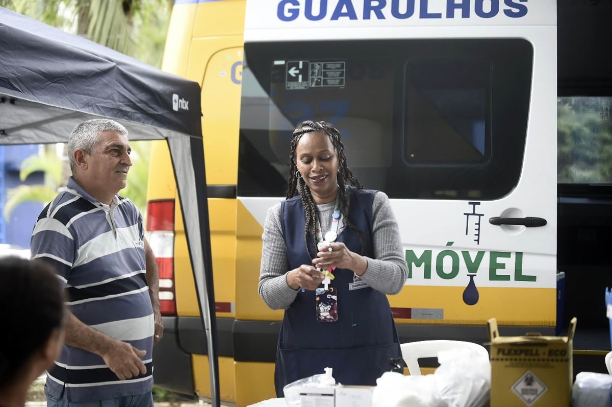 Guarulhos imuniza mais de 1.000 pessoas com Vacimóvel