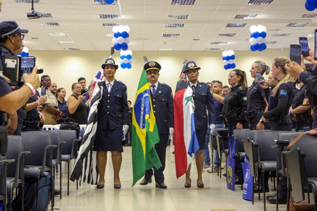 GCM representa Guarulhos em encontro estadual de guardas femininas
