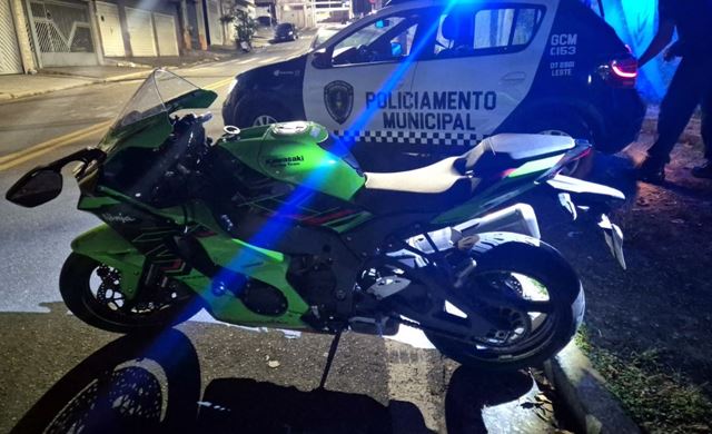 GCM recupera motocicleta de trabalhador roubada no Jardim Angélica