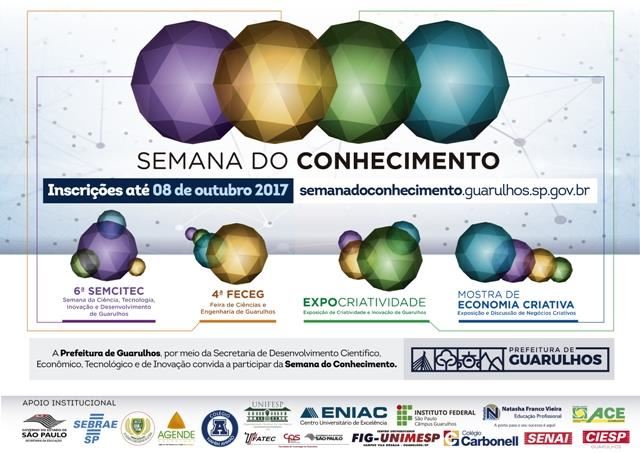 Semana do Conhecimento tem inscrições prorrogadas até o dia 8