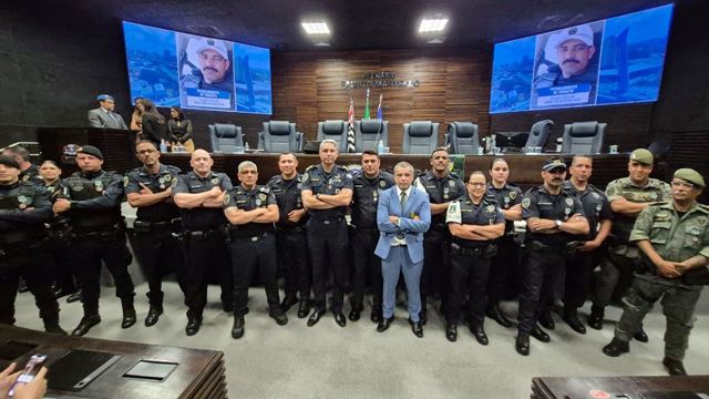 GCM é homenageada em evento na Câmara Municipal