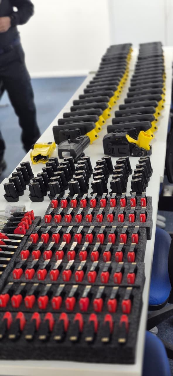 GCM de Guarulhos capacita agentes da GCM do Recife em uso de armas não letais