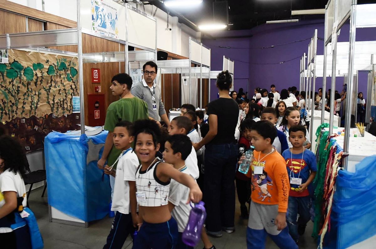 ExpoCriatividade leva 650 crianças à Semana do Conhecimento