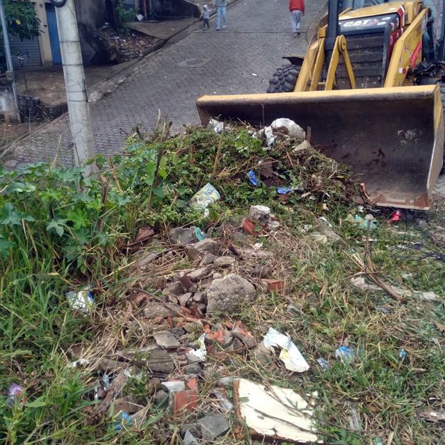 Prefeitura remove resíduos no Parque Santo Agostinho e Cabuçu