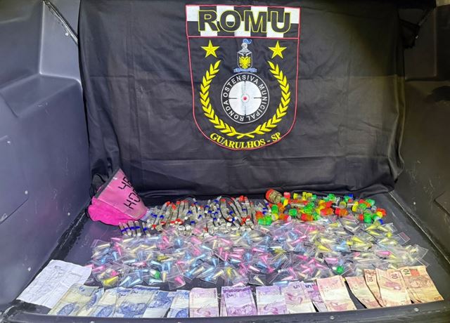 GCM prende dois traficantes e apreende quase 3 kg de drogas em ações no fim de semana