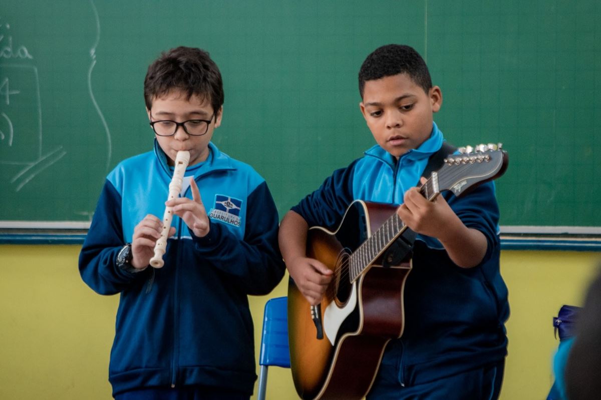 Programa Música nas Escolas contribui para a aprendizagem de estudantes da rede municipal