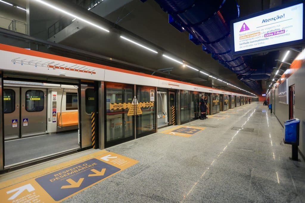 Governo de SP entrega primeiro trecho da Linha 6-Laranja de metrô com seis estações concluídas