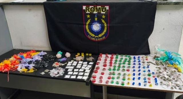 GCM prende traficante com 1,3 kg de drogas no Taboão