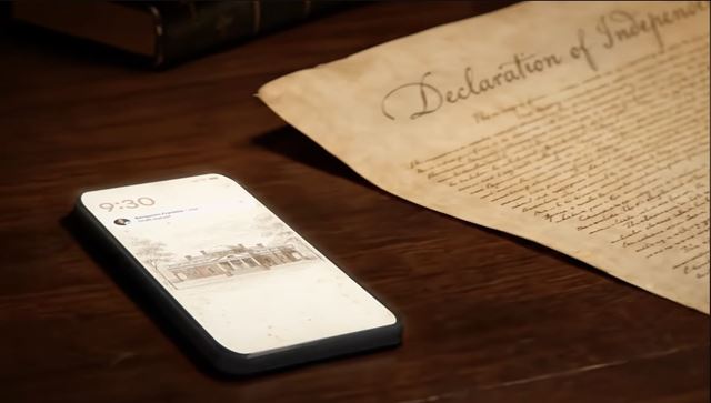 Novo comercial do Google imagina uma Declaração de Independência redigida com a ajuda da IA