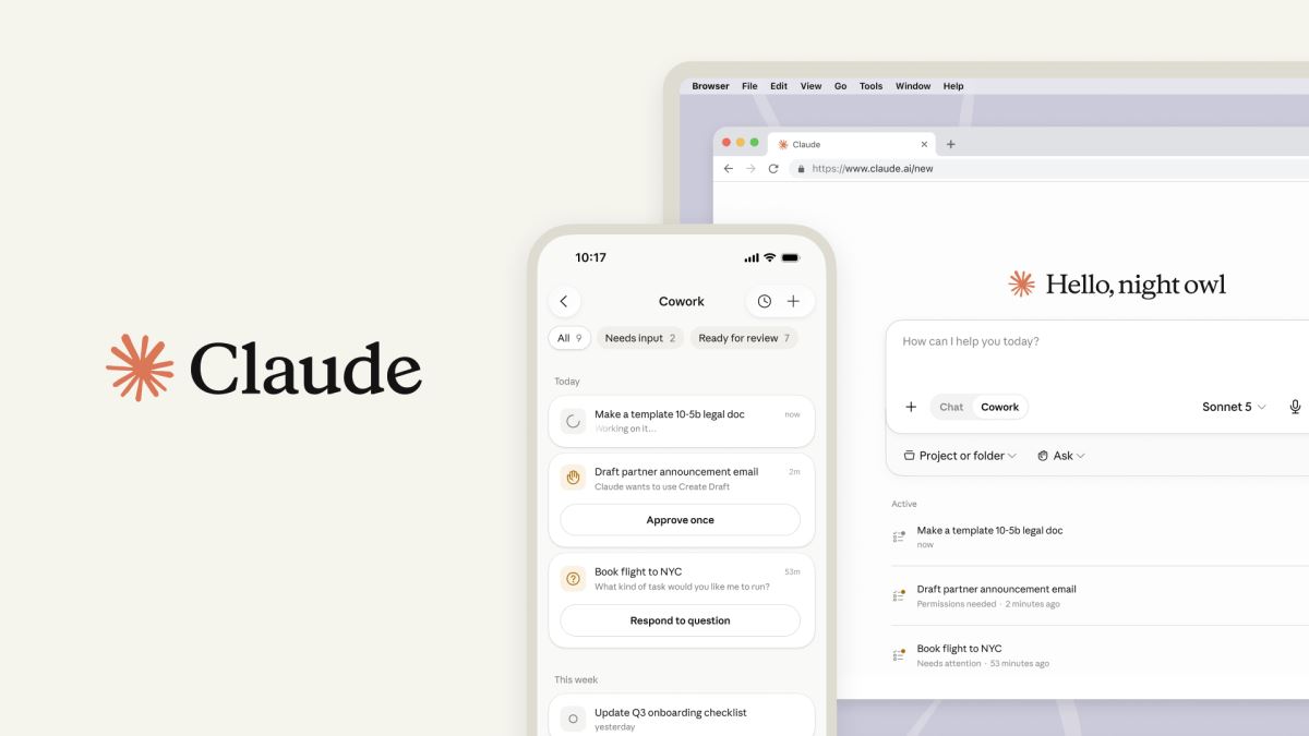 A Claude Cowork se expande para dispositivos móveis e para a web