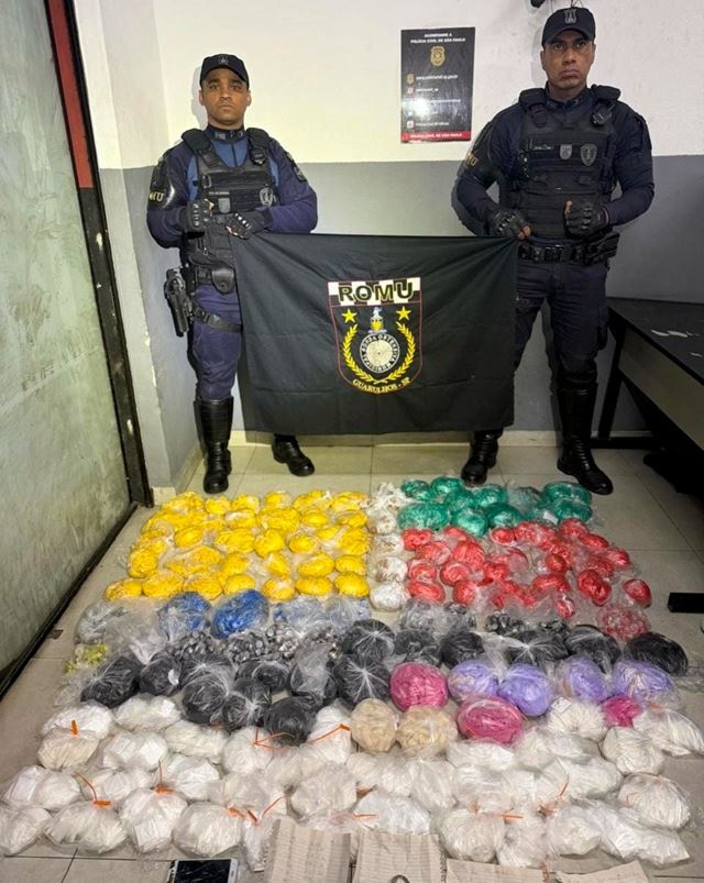 GCM prende quatro por tráfico, apreende quase 20 kg de drogas e captura foragido em Guarulhos