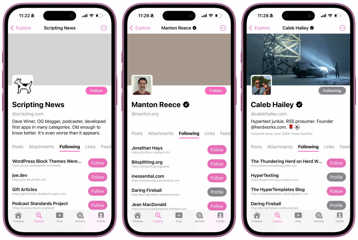 Um novo aplicativo, o HyperTexting, transforma a web aberta em um feed rolável semelhante ao de mídia social