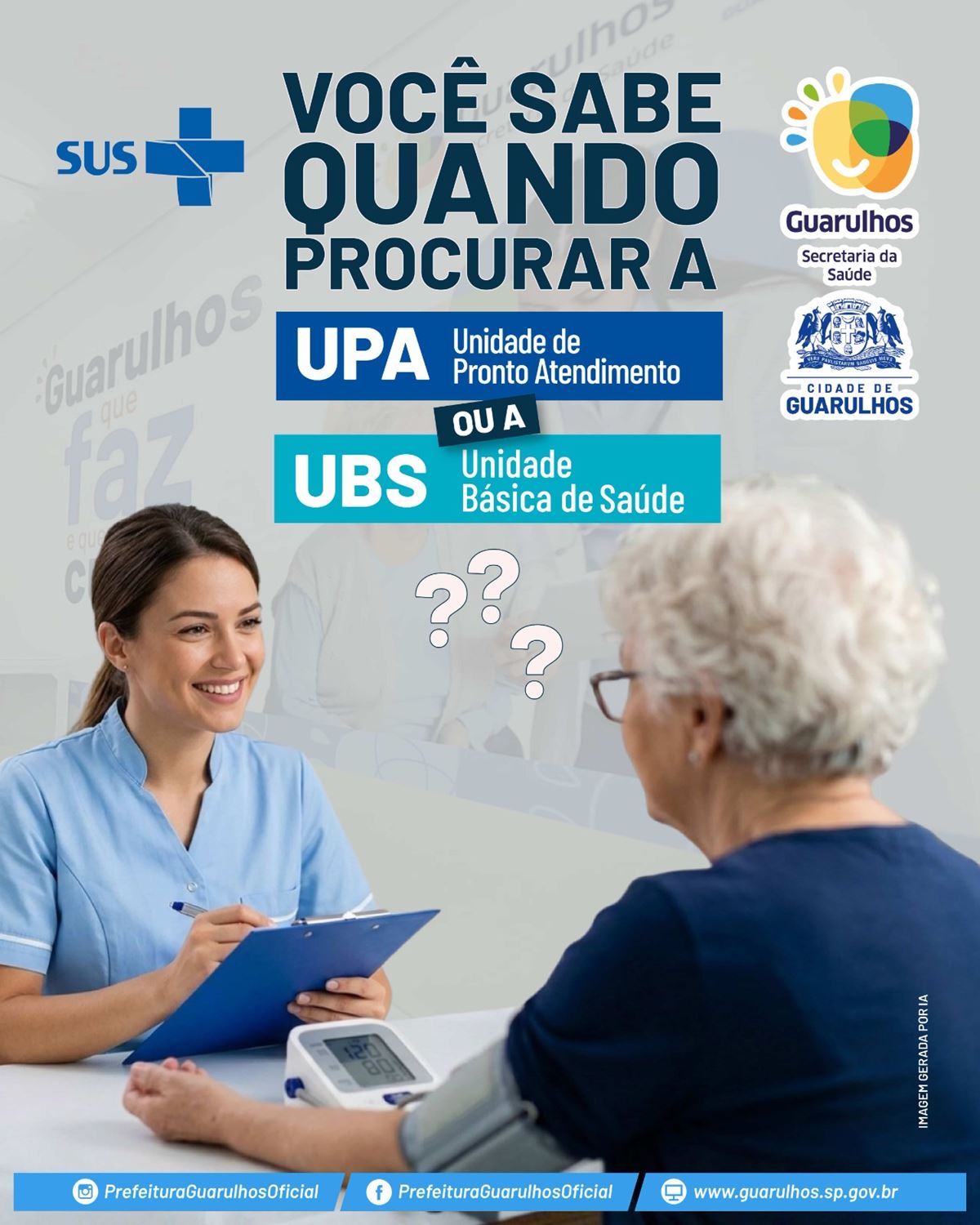 UBS x UPA: entenda qual serviço de saúde é indicado para cada situação em Guarulhos