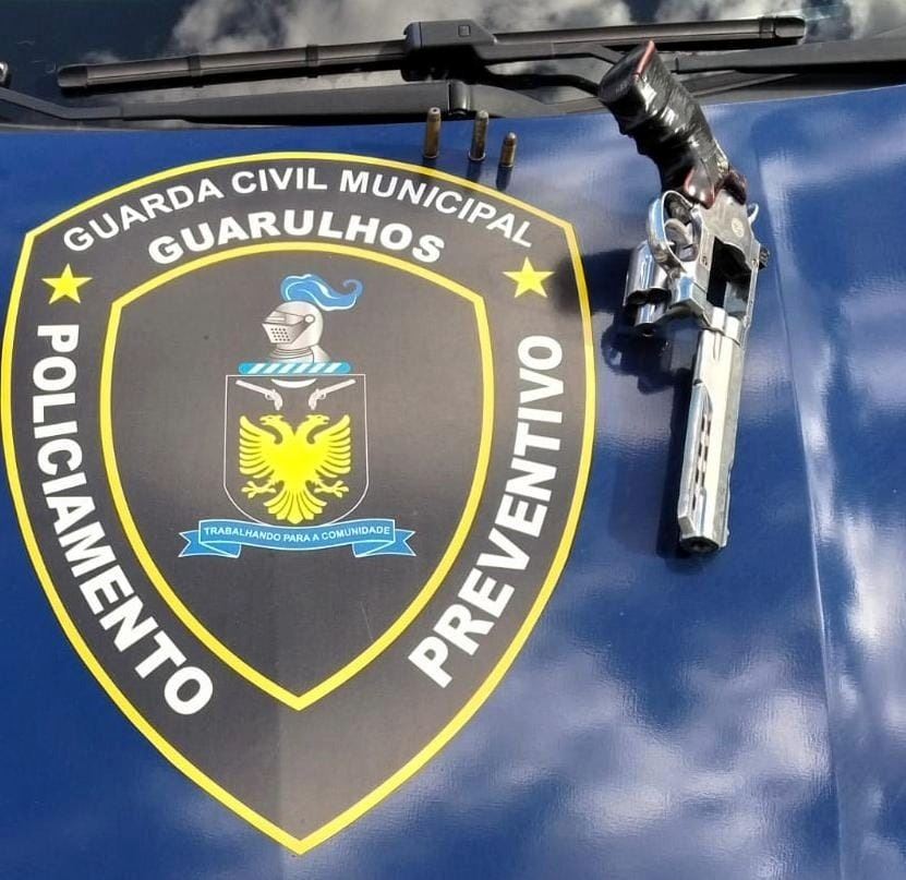 GCM prende homem por violência doméstica e apreende revólver no Jardim São Domingos