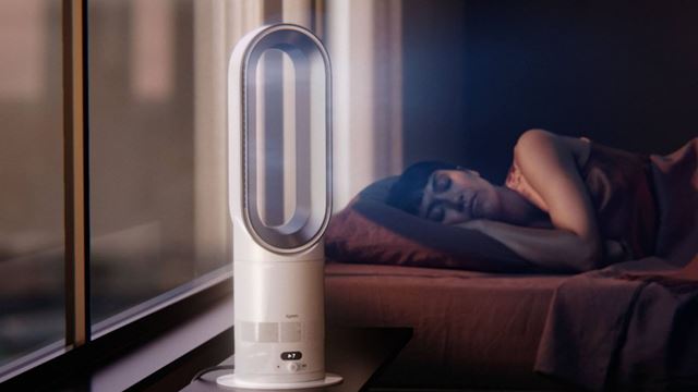 Substituí meu aquecedor de ambiente e ventilador de teto por um único aparelho da Dyson