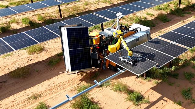 Gritt sai do modo furtivo com 34 milhões de dólares para robôs construírem usinas solares — depois, todo o resto